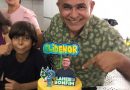 Apoiador faz bolo de aniversário em homenagem a Lahésio